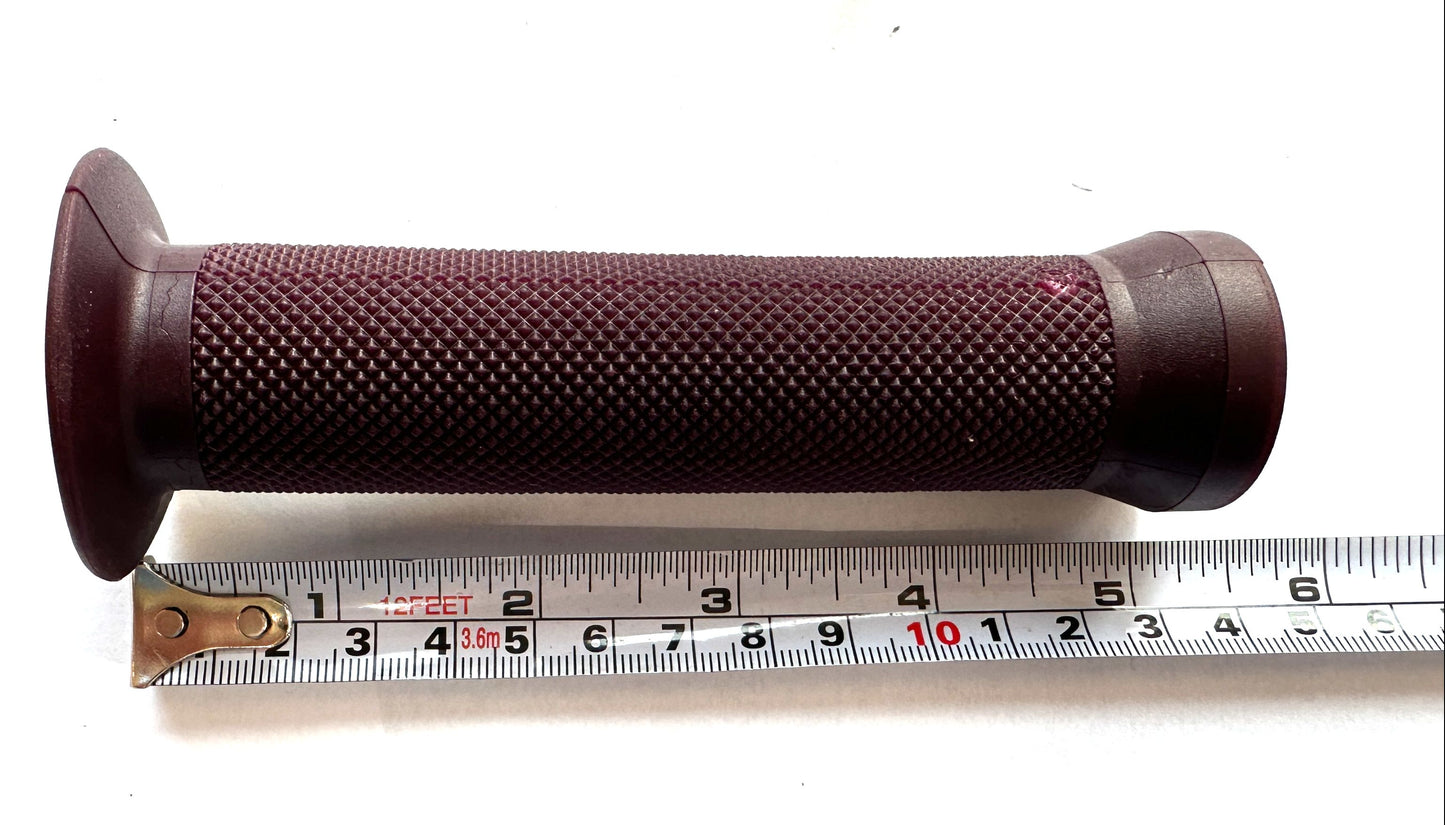Lot of 3 Framed M-Wave BMX Rubber Bike 130mm Slide On Grips Dark Burgandy New