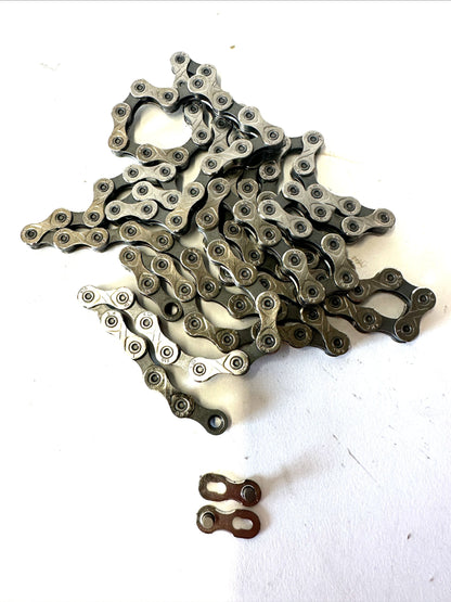 Lot of 2 KMC Chain 10 Speed X10 116 Link Mountain Road Bike Fit Shimano SRAM New