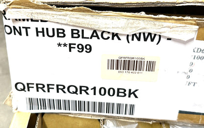 Framed 32h 100mm x QR Quick Release 6 Bolt Disc Front Bike Hub Black New - Random Bike Parts
