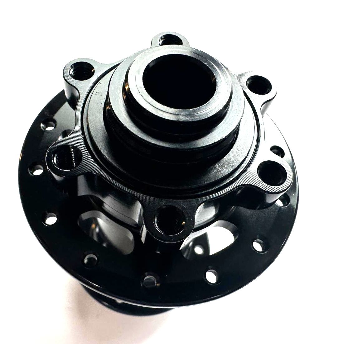 PUB 28h 100mm 12mm Thru Axle TA  6 Bolt Disc Front Bike Sealed Hub Black New