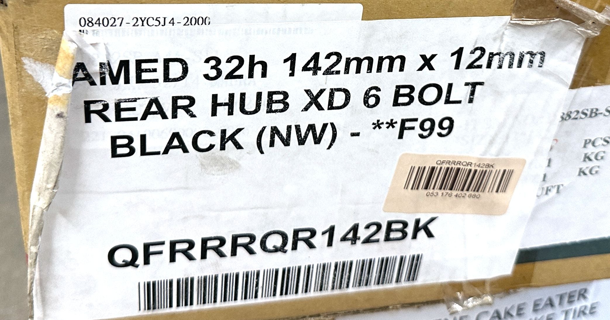 Rear Bike Hub Framed 6 bolt Disc 142mm x 12mm Thru 32h Fits XD Compatible  New