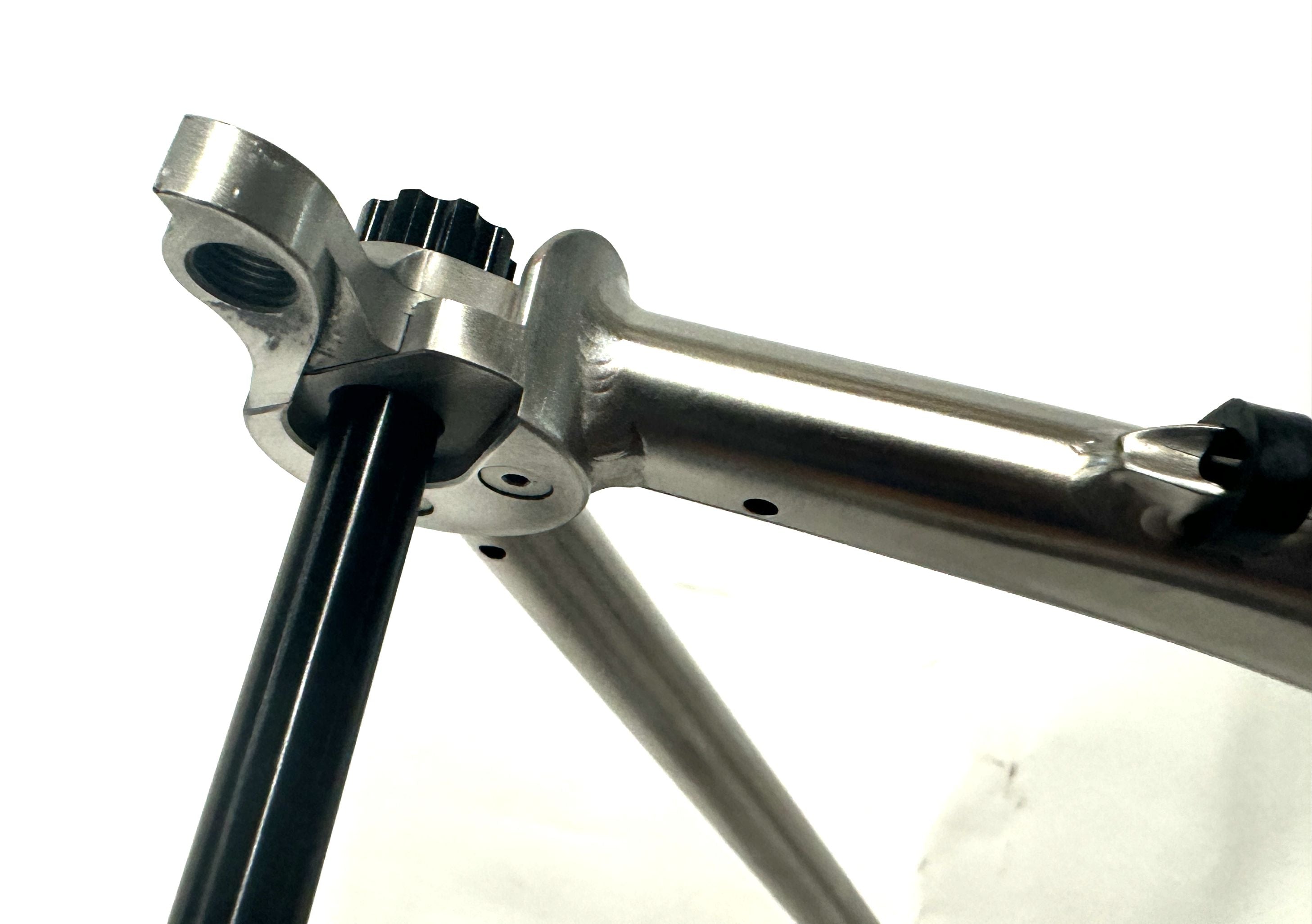 FRAMED BASSWOOD 700c Titanium 56cm  Disc Cyclocross Gravel Bike Frame NEW