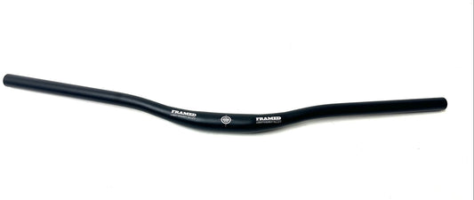 FRAMED Alloy Riser Mountain Bike Handlebars Black 740mm 31.8mm 340g New - Random Bike Parts