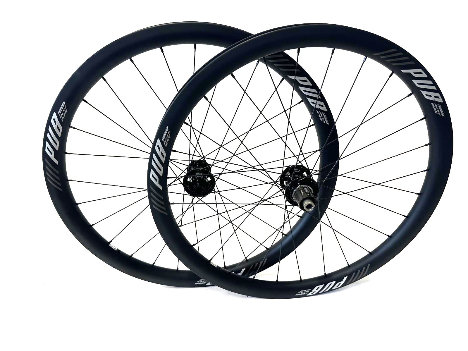 PUB Carbon 650 B 27.5" 100mm x 15mm 142mmx12mm Disc Wheelset fits Shimano 11 New