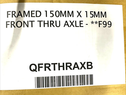 Framed 150mm Alloy Thru Axle 15mm x 190mm Quick Release 15 x 190 Fat Bike New - Random Bike Parts