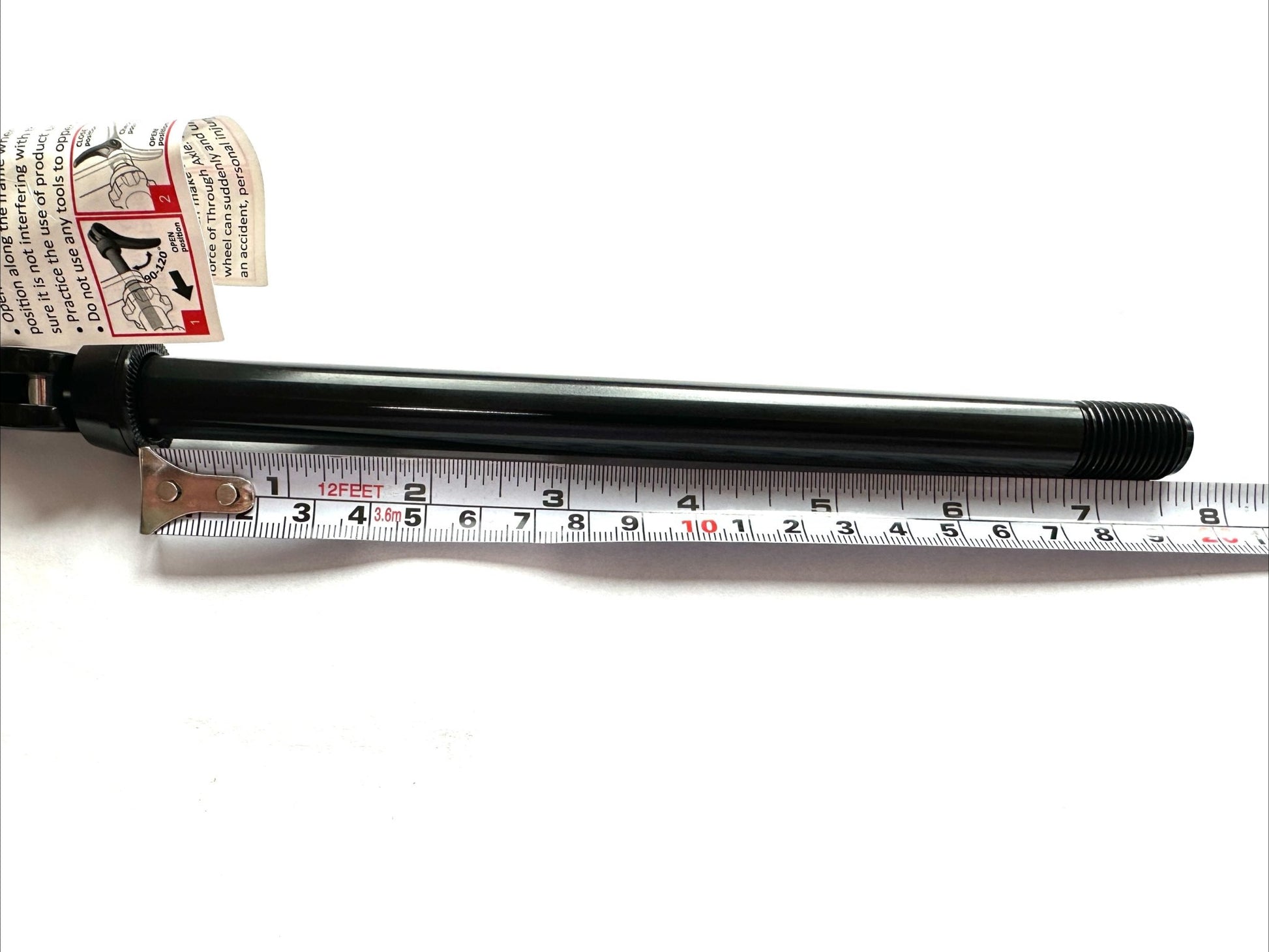Framed 150mm Alloy Thru Axle 15mm x 190mm Quick Release 15 x 190 Fat Bike New - Random Bike Parts