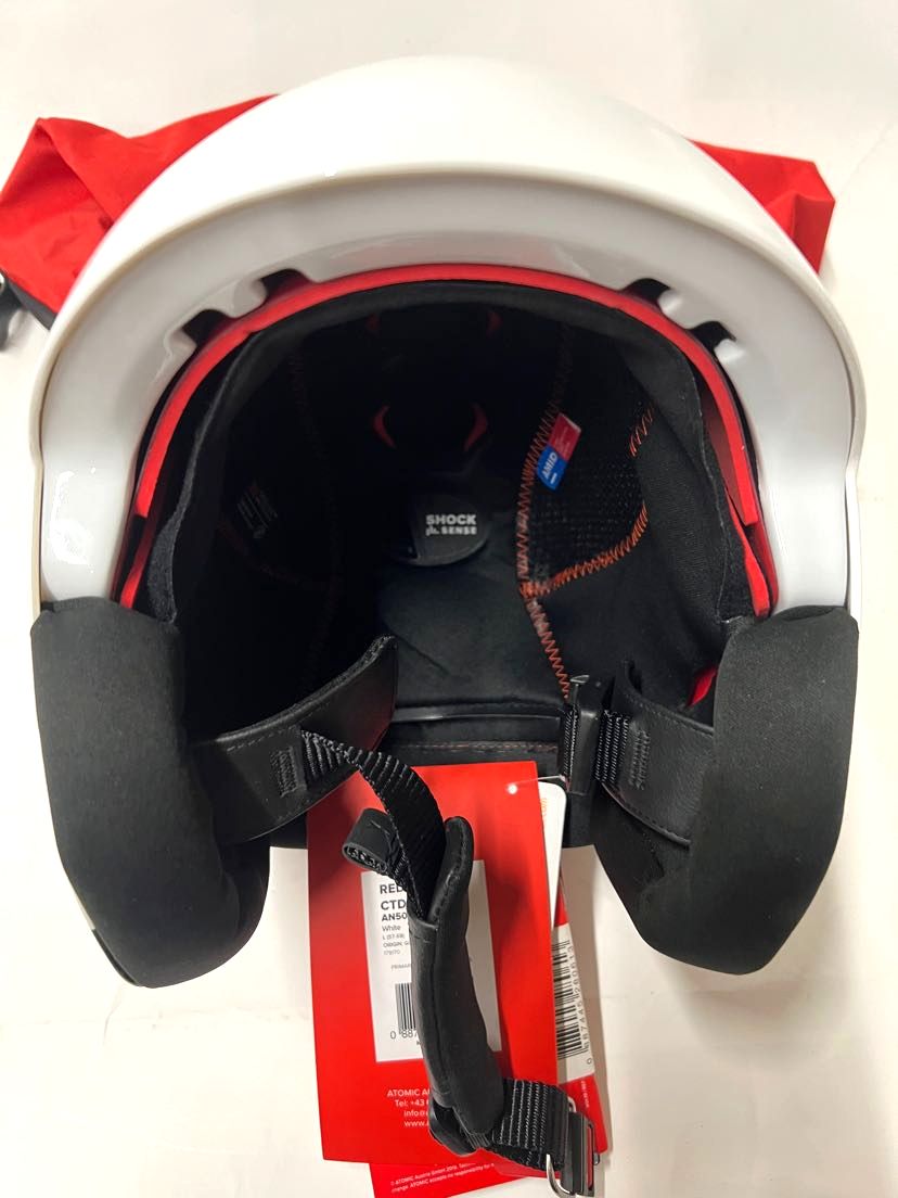 Atomic Redster CTD Ski Helmet Size L (57-59) White - MSRP $460 NEW IN BOX