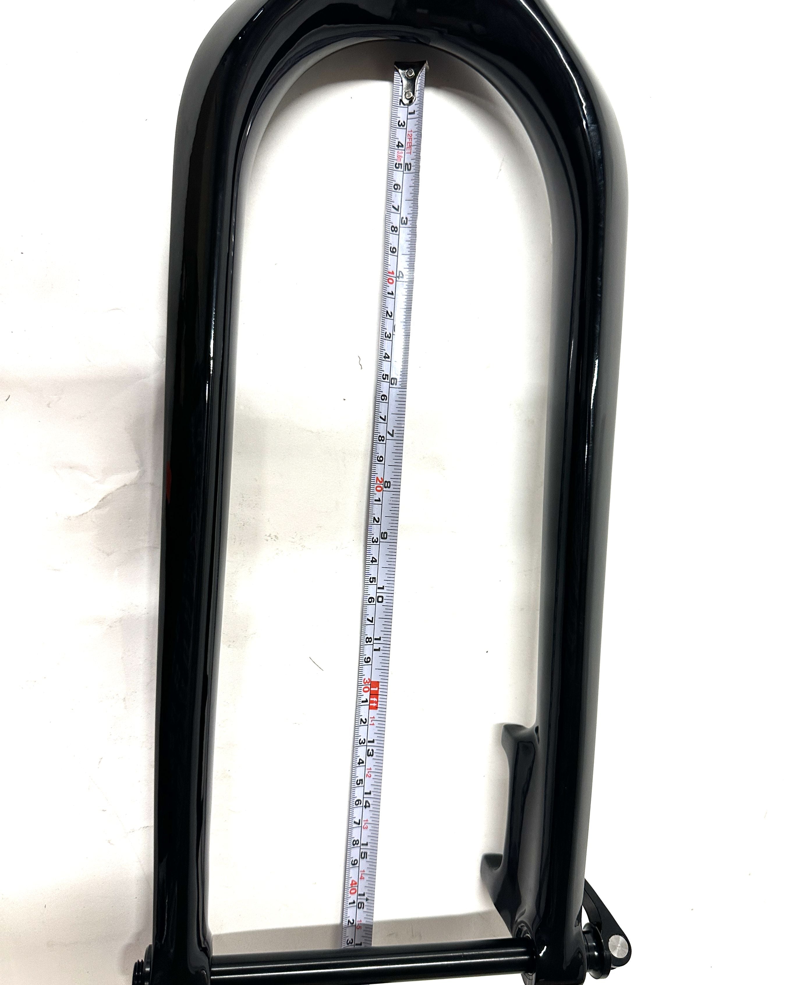 FRAMED Carbon FAT Bike Fork 140mm CARBON 26-27.5 Disc Tapered 15mm Thru Axle New