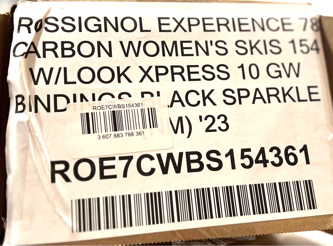 Rossignol Experience 78 Carbon Women's Skis 154cm+Look Xpress 10 GW Bindings NEW