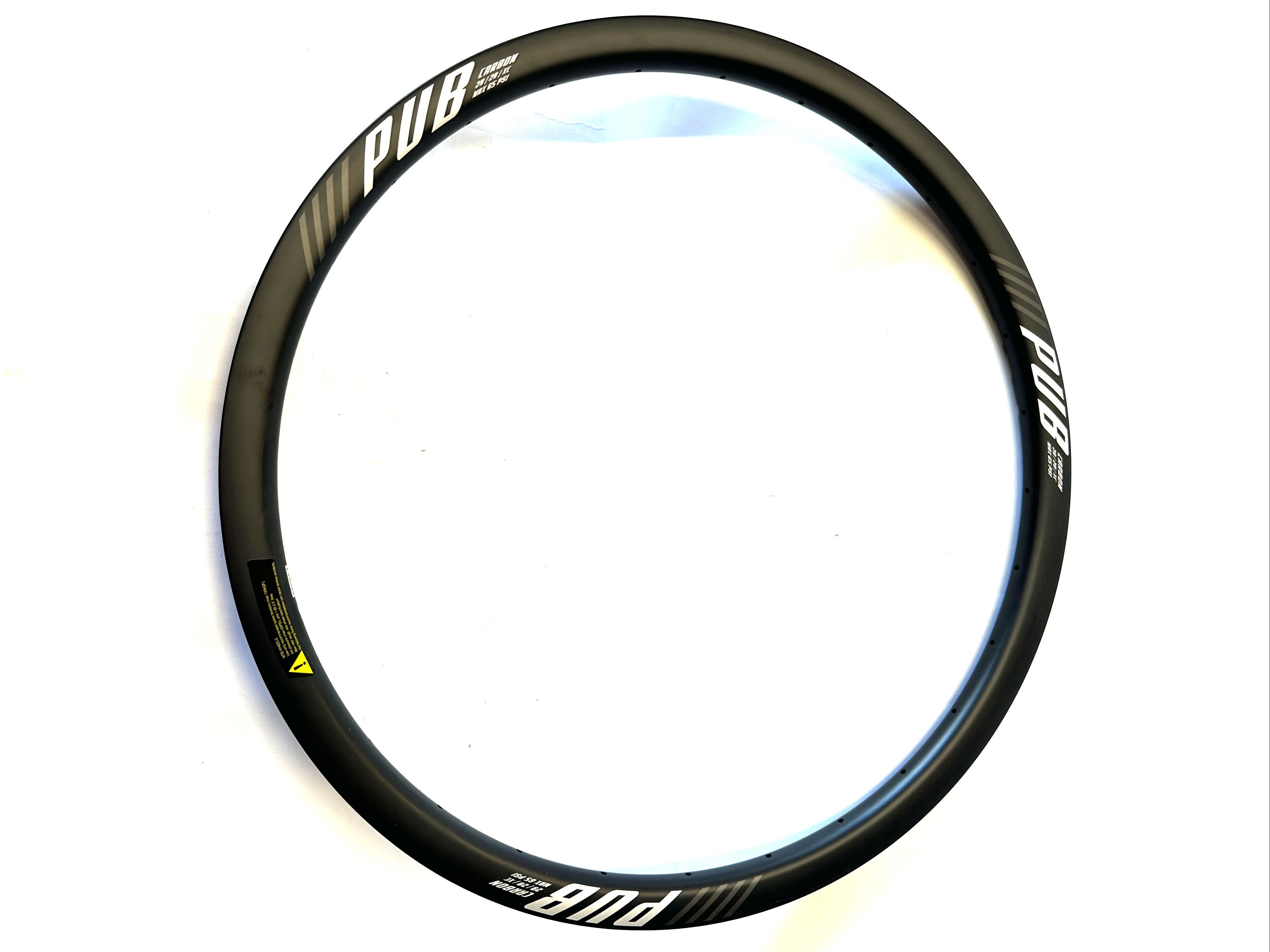 PUB 29er 29" Carbon XC Clincher Bike MAX 65 PSI Wheel Rim 28 Spoke NEW