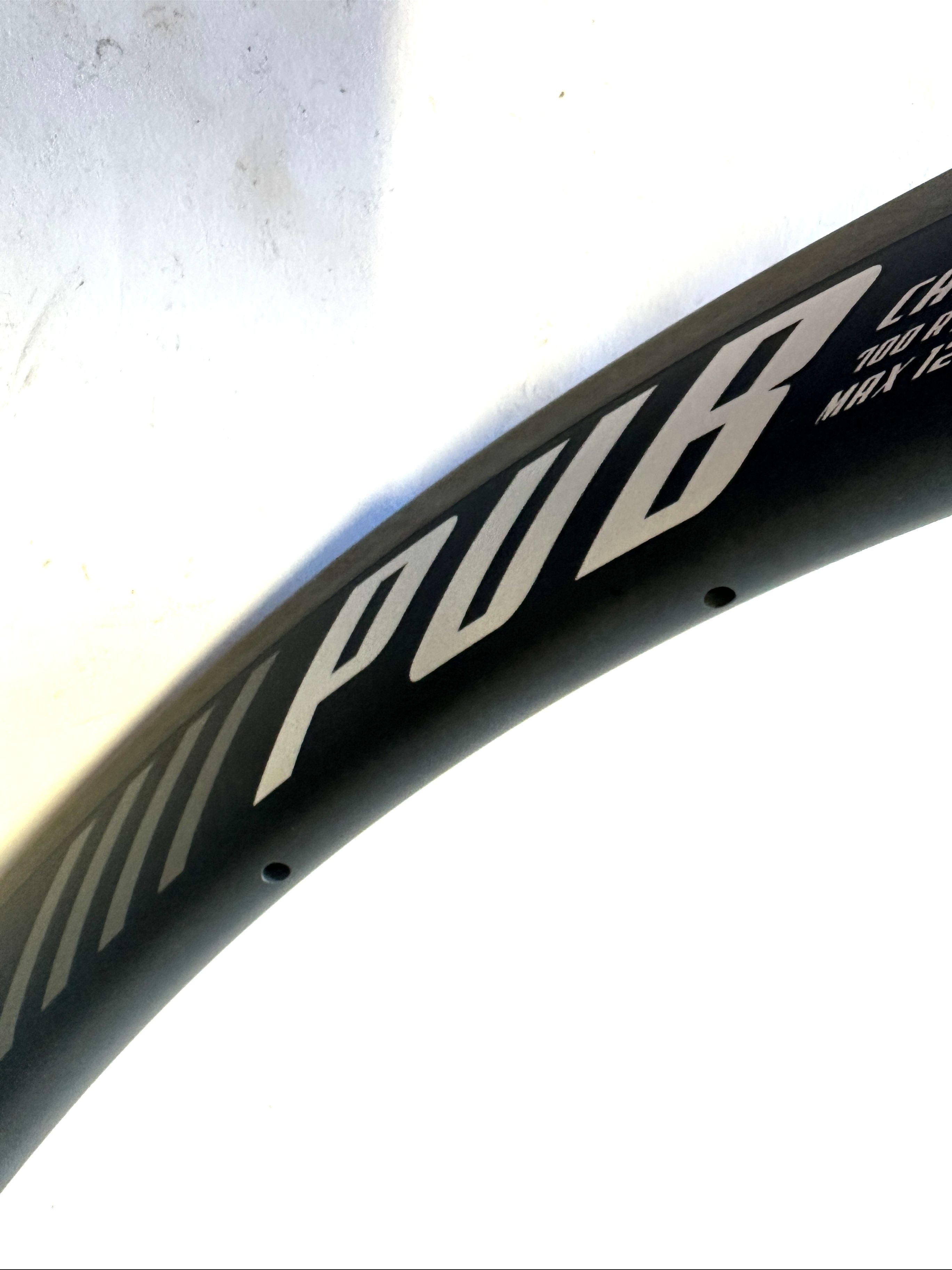 PUB 700r / 45 / TL Carbon Clincher Bike MAX125 PSI Wheel Rim Brakes 20 Spoke NEW