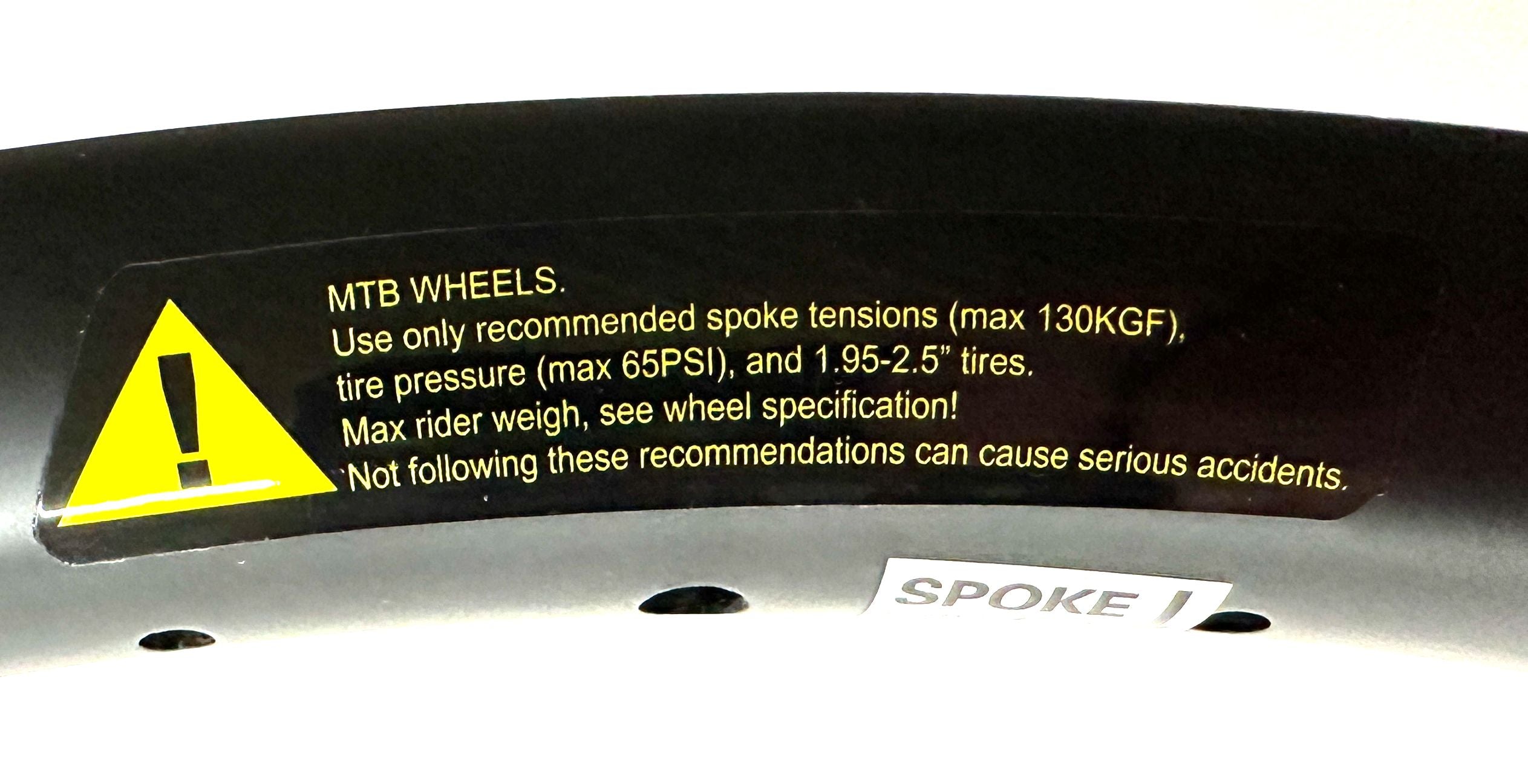 PUB 29er PC 29-27-XC Carbon XC Clincher Bike MAX 65 PSI Wheel Rim 28 Spoke NEW