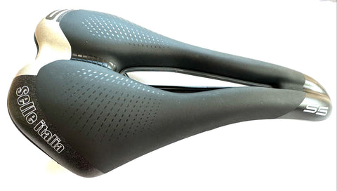 Selle Italia X S 5 Superflow Large Saddle Hi-Viz inserts Black 160mm Width New