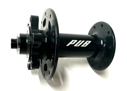 PUB HUB Alloy Front 6 Bolt Disc 100mm 20 Hole QR Sealed Bearing New