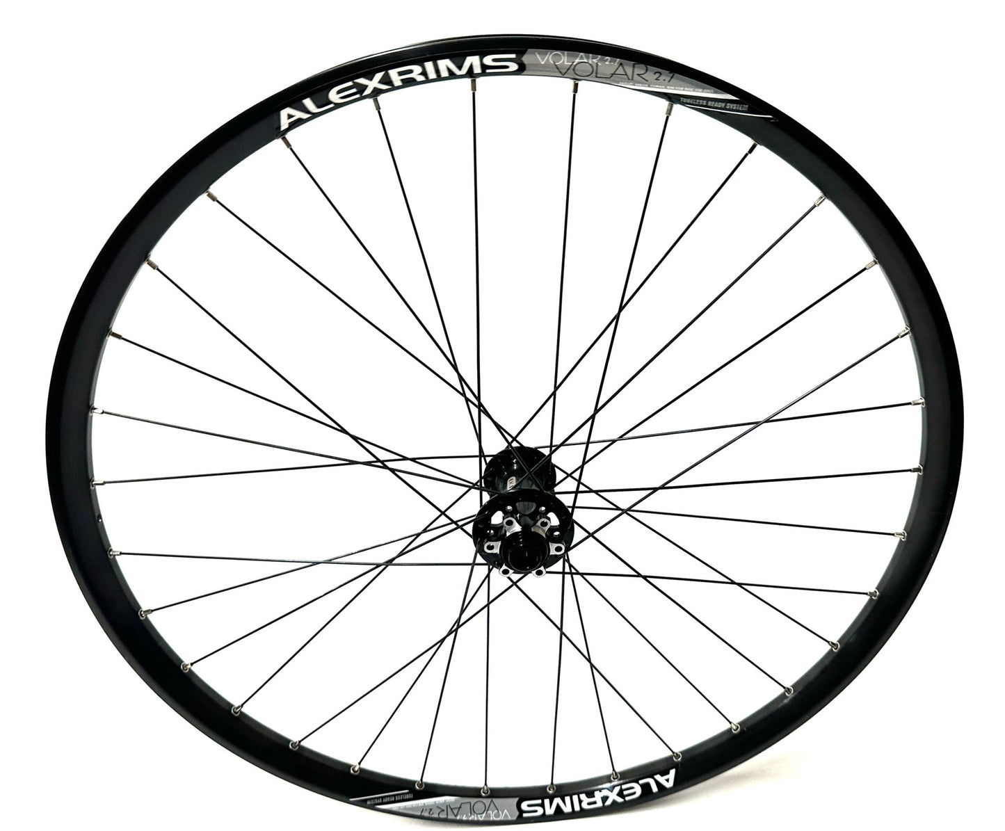 Alexrims Volar 2.7 27.5" Thru Axle 110mm x 15mm Boost Front Disc 32h Wheel New - Random Bike Parts