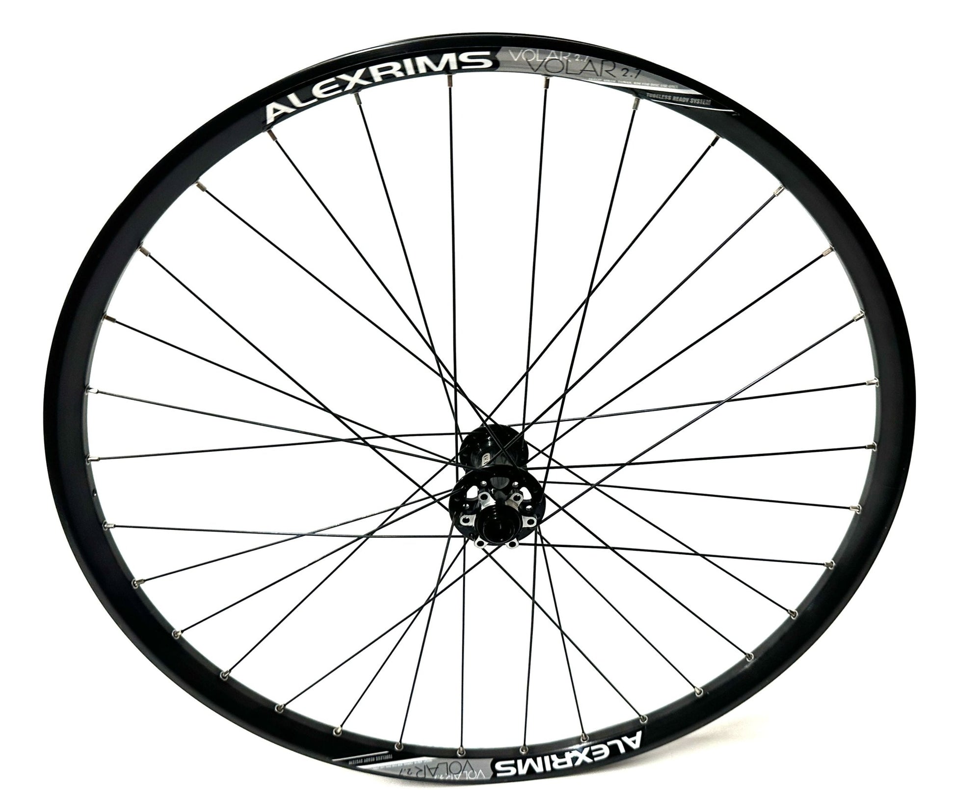 Alexrims Volar 2.7 27.5" Thru Axle 110mm x 15mm Boost Front Disc 32h Wheel New - Random Bike Parts