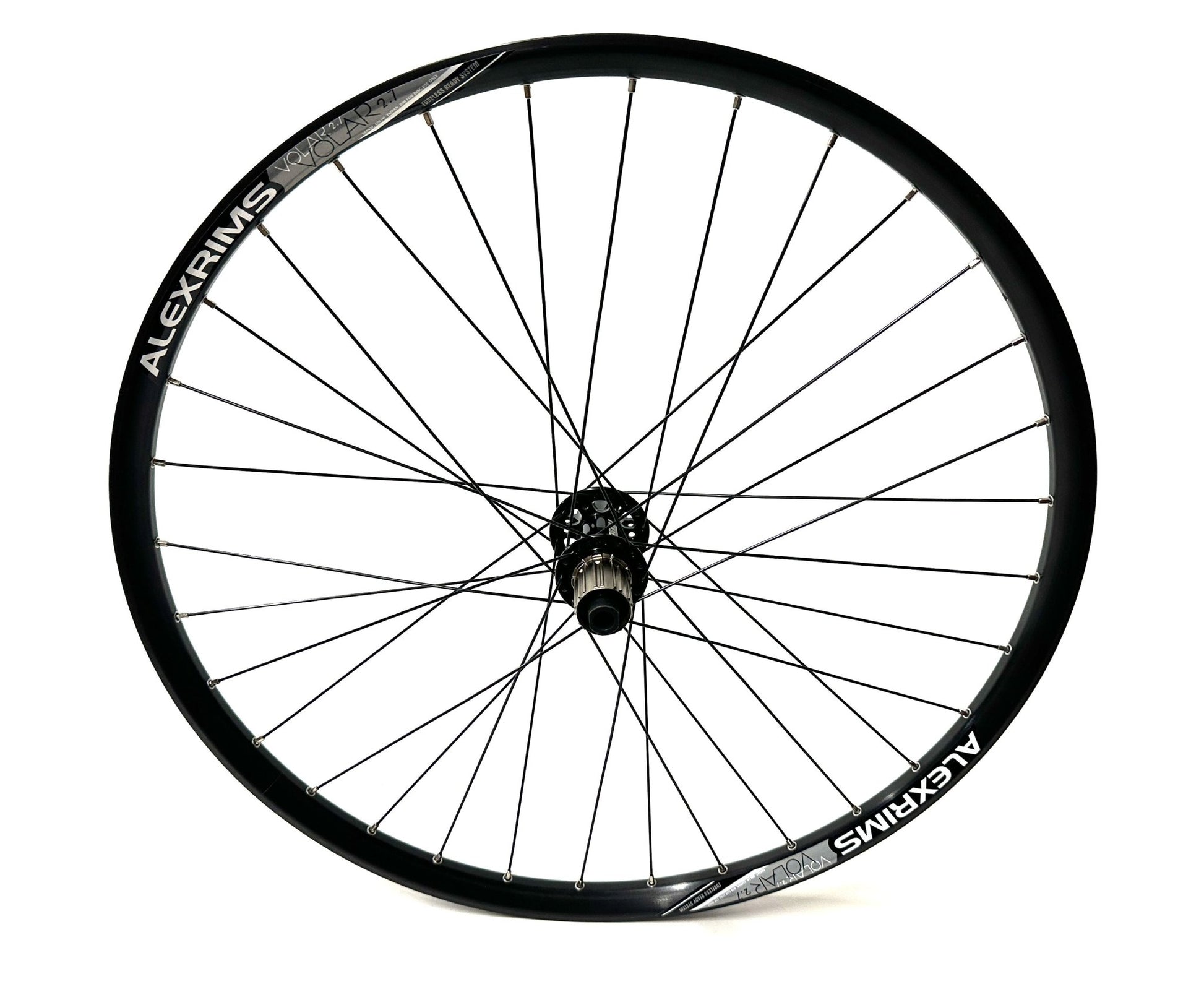 Alexrims Volar 2.7 27.5" BOOST 110x15 148*12 Rear HG 8-10 Disc 32h Wheelset New - Random Bike Parts