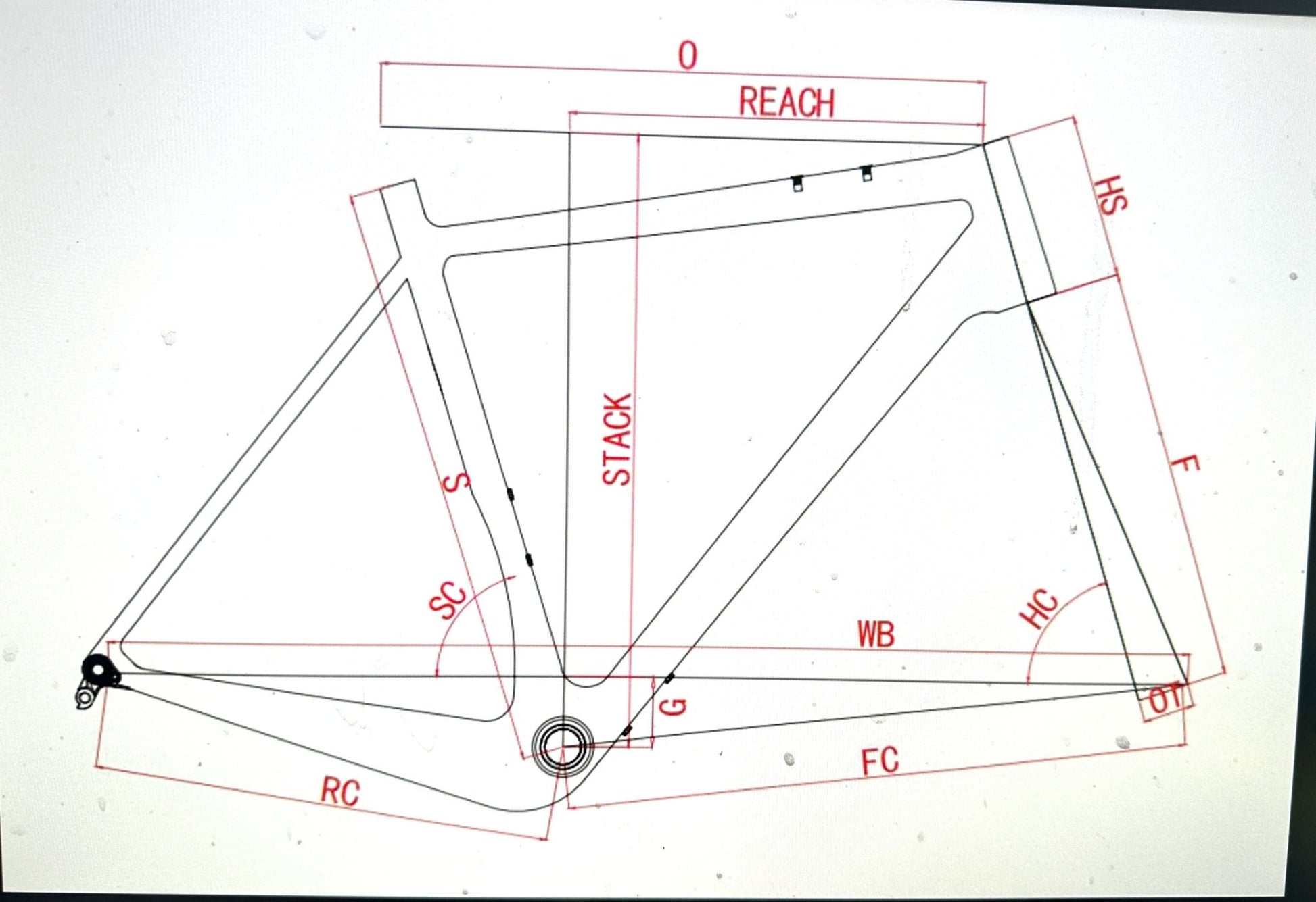 FRAMED BASSWOOD 700c Alloy 61cm Disc Cyclocross Gravel Bike Frame / Fork NEW - Random Bike Parts