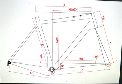 FRAMED BASSWOOD 700c Alloy 61cm Disc Cyclocross Gravel Bike Frame / Fork NEW - Random Bike Parts