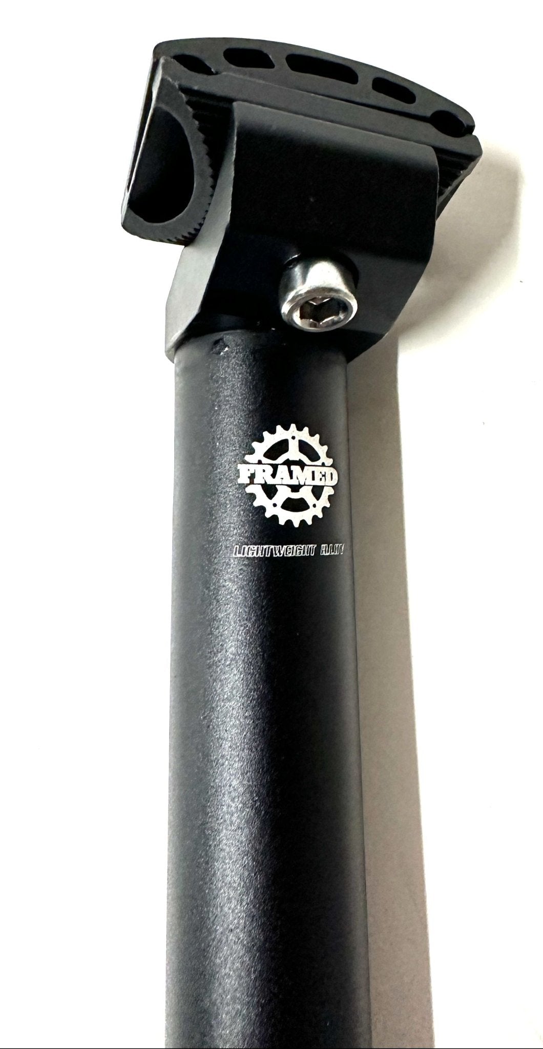 FRAMED Lightweight Alloy MTB Road Bike Seatpost 30.9mm X 400mm Black NEW - Random Bike Parts