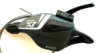 SRAM X7 2  Speed Left Gear Black/Grey Shifter Trigger 00.7018.027.010 NEW