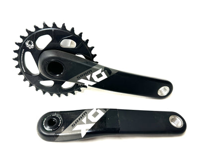 Sram X01 GXP Eagle 148 Carbon 175mm Fat Bike Crankset 30 tooth -4mm OFFSET Blem