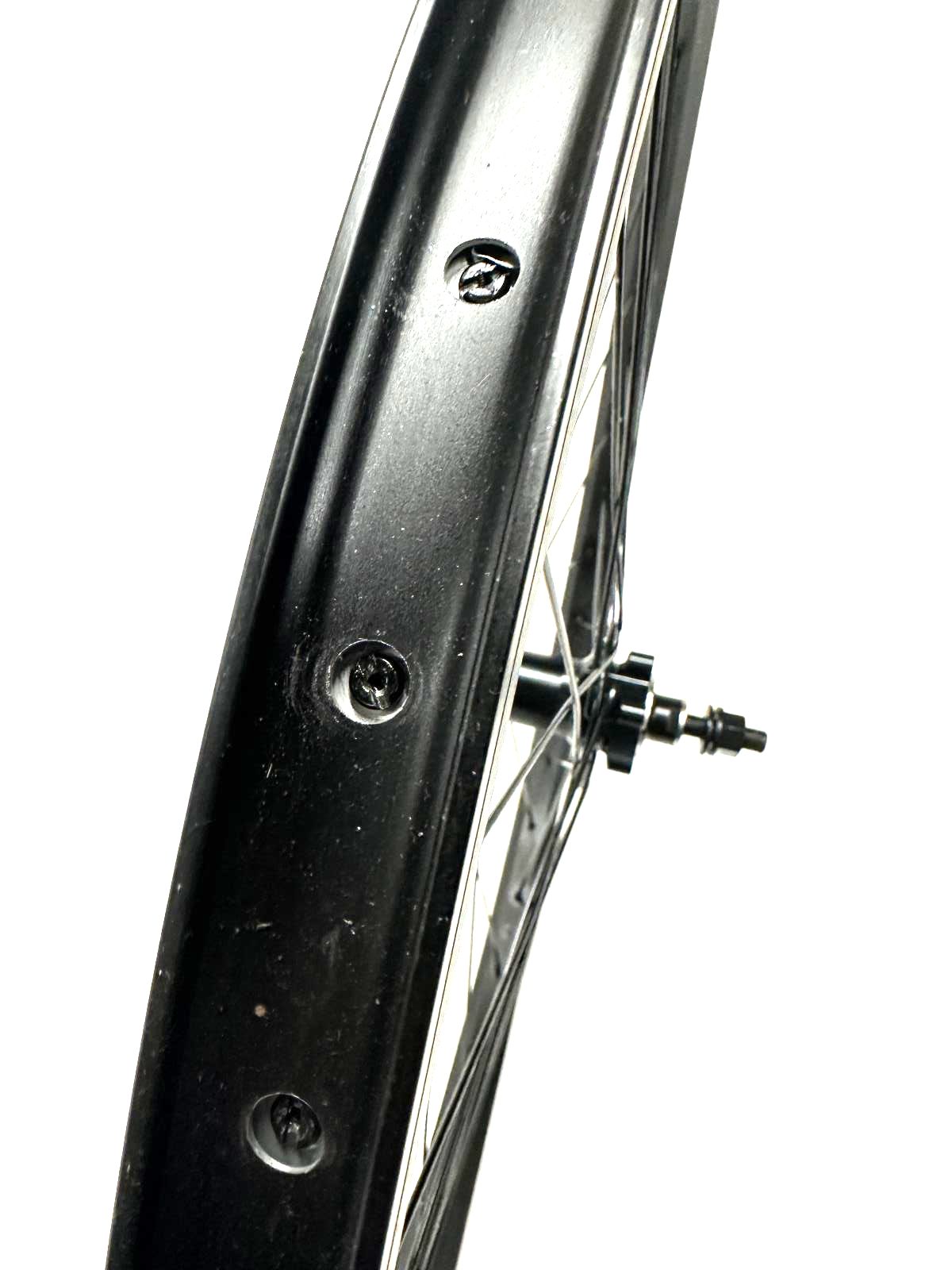 FRAMED 26" Rear + Front Alloy Black BMX Wheelset 6 Bolt Disc 110mm / 100mm New - Random Bike Parts