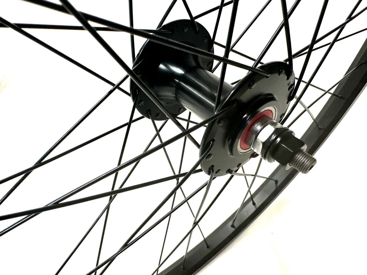 FRAMED 26" Rear + Front Alloy Black BMX Wheelset 6 Bolt Disc 110mm / 100mm New - Random Bike Parts