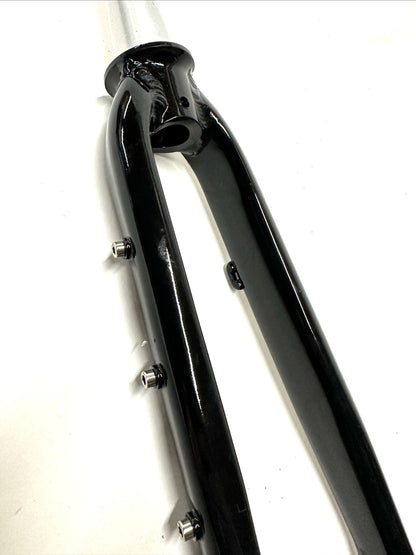 Framed 700c Alloy Gravel Road Bike Fork Tapered 100x12mm 210 Thru Axle Disc NEW - Random Bike Parts