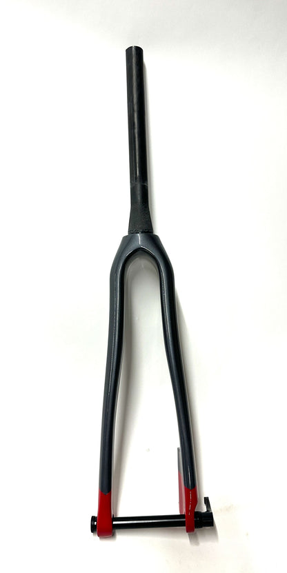Framed 700c Carbon Gravel Road Bike Fork Tapered 100x15mm 310 Thru Axle Disc NEW