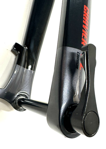 Framed 700c Carbon Gravel Road Bike Fork Tapered 100x15mm Thru Axle Disc NEW
