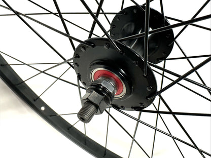 Framed 29" BMX Bike Alloy Sealed Bearing Front Wheel 100mm Bolt-On BLACK NEW - Random Bike Parts