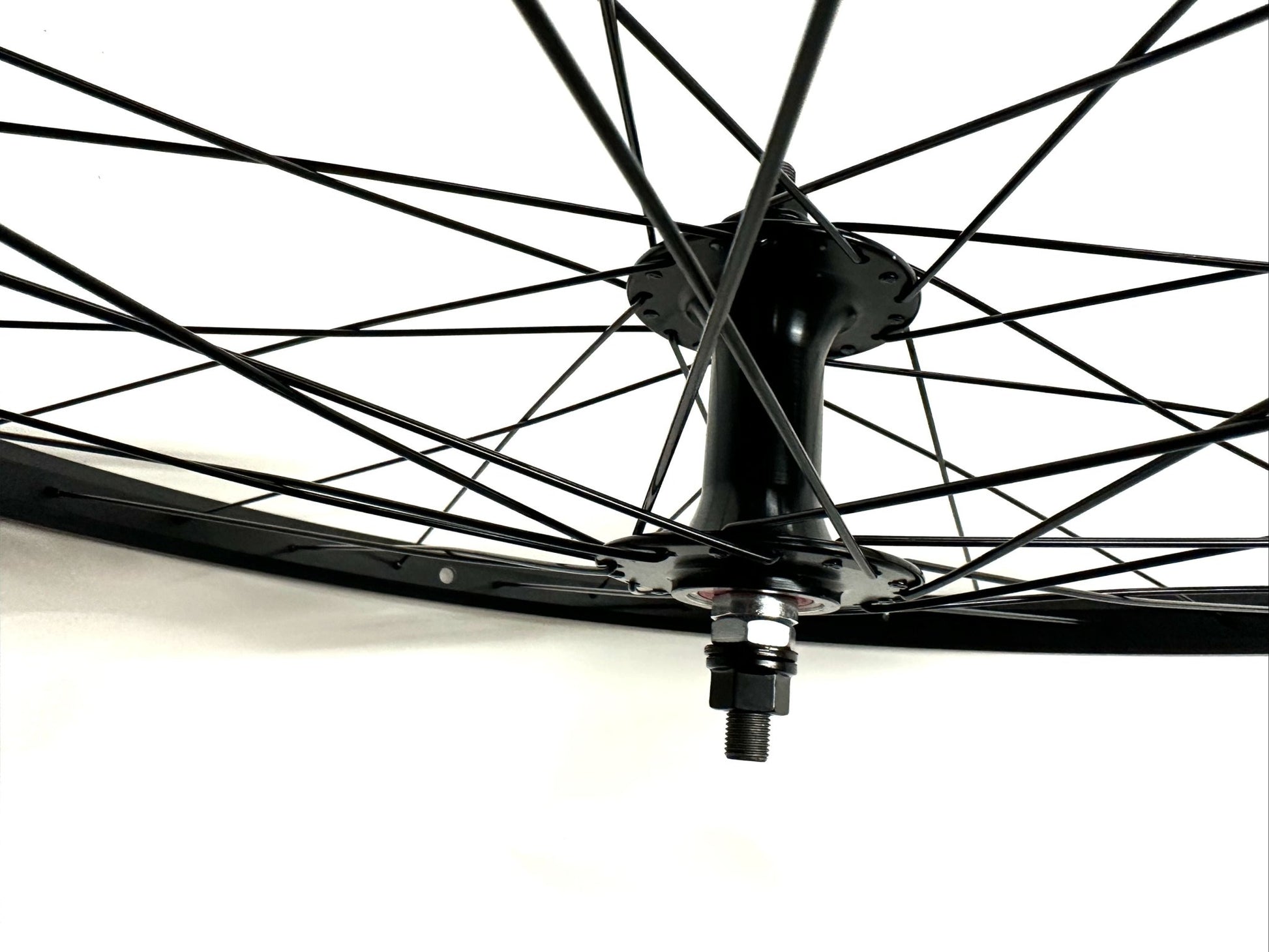 Framed 29" BMX Bike Alloy Sealed Bearing Front Wheel 100mm Bolt-On BLACK NEW - Random Bike Parts