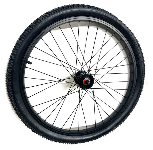 Framed 24" 1.95 BMX Bike Alloy Sealed Bearing Front Wheel 100mm Tire Bolt-On NEW - Random Bike Parts