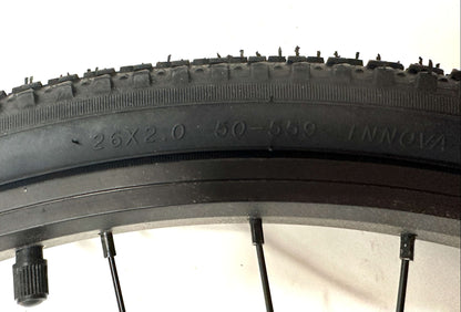 Framed 26 x 2.0 BMX Bike Alloy Sealed Bearing Rear Disc Wheel 110mm Tire 16t NEW - Random Bike Parts