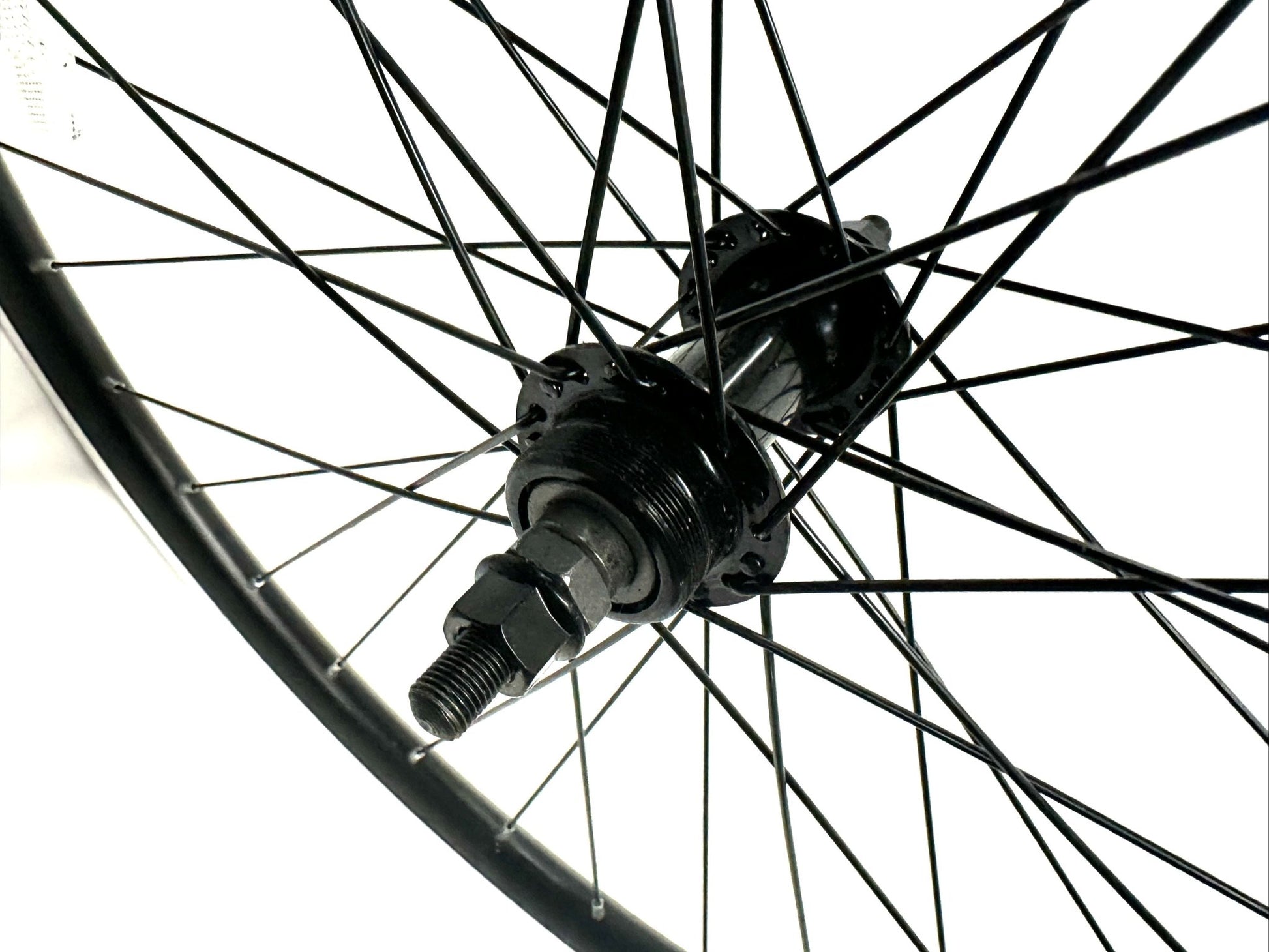 Alloy 26" 1.9-2.1" BMX Bike Rear Bolt On 115mm 36 spoke Wheel Freewheel NEW - Random Bike Parts