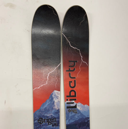 Liberty Origin106 182cm Men's All-Mountain Skis NEW (No Bindings)