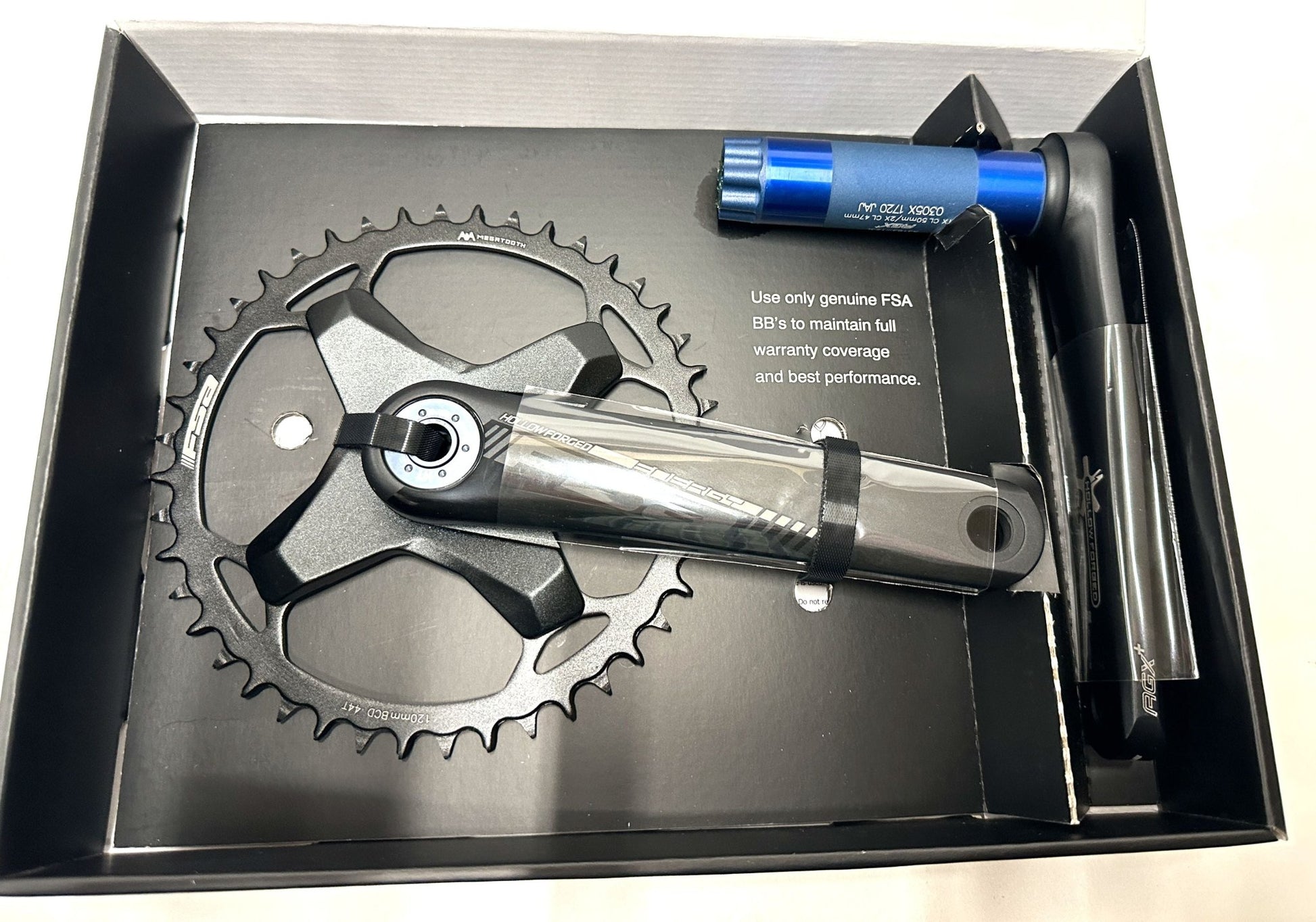 FSA Energy AGX+ 1X Modular 386EVO Gravel Crankset 172.5mm 11-Speed 44t New - Random Bike Parts