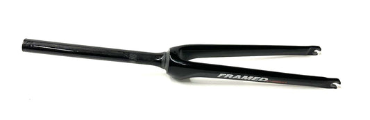 Framed Full Carbon 700cm Tapered QR Road Bike Fork Rim Brake 100mm NEW - Random Bike Parts