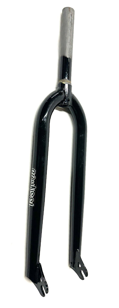 Framed 27.5" Hi-Ten Steel w/ Chromoly Legs Bike Fork BMX 1 1/8th Threadless New - Random Bike Parts