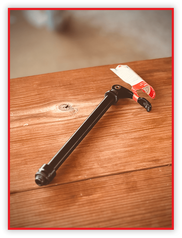 Framed 150mm Alloy Thru Axle 15mm x 190mm Quick Release 15 x 190 Fat Bike New - Random Bike Parts